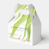 EUCALYPTUS VERLAAGT WATERVERF FOLIAGE MONOGRAM BEDANKDOOSJES (Achterkant)