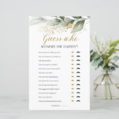 Eucalyptus verlaat boho mammie- of papa-spel (Staand voorkant)