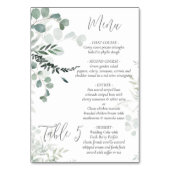 Eucalyptus verlaat bruiloft kaart (Achterkant)