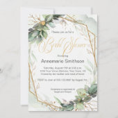 Eucalyptus verlaat Golden Greenery-Vrijgezellenfee Kaart (Voorkant)