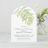 Eucalyptus verlaat groenwaterrepetitie kaart (Staand voorkant)