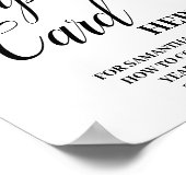 Eucalyptus Verlaat hier Ontvanger Kaart Poster (Hoek)