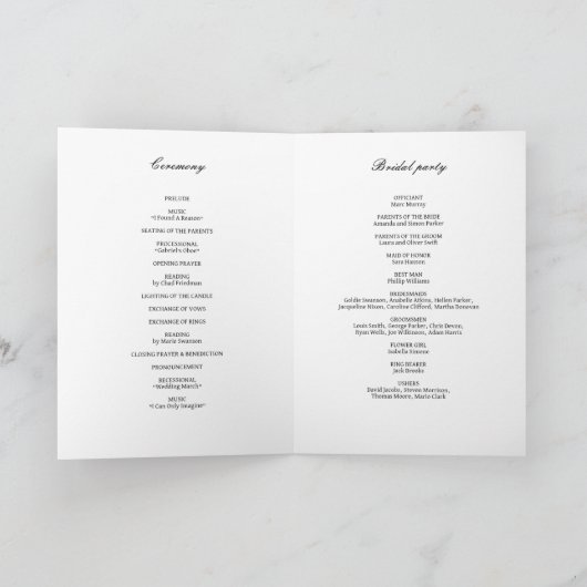 Eucalyptus verlaat modern huwelijksprogramma programma (Binnen)