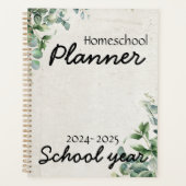 Eucalyptus verlaat schoolplanner planner (Voorkant)