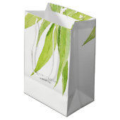 EUCALYPTUS VERLAAT WATERVERF FOLIAGE WEDDING MEDIUM CADEAUZAKJE (Achterkant Gekanteld)