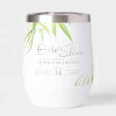 Eucalyptus verlaat waterverf groen vrijgezellenfee (Achterkant)