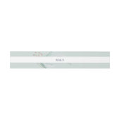  eucalyptus verlaat Waterverf kunst Uitnodigingen Wikkel (Vlak)