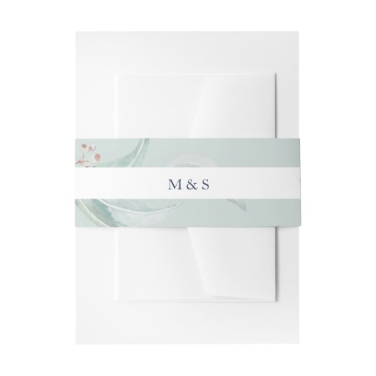  eucalyptus verlaat Waterverf kunst Uitnodigingen Wikkel (Voorkant Voorbeeld)