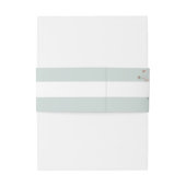  eucalyptus verlaat Waterverf kunst Uitnodigingen Wikkel (Achterkant Voorbeeld)