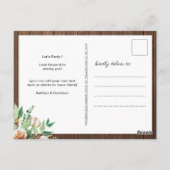 Eucalyptus Verloving Crawfish Boil Party nodigt ui Briefkaart (Achterkant)