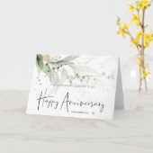 Eucalyptus Vijf Jaar 5e Jubileumkaart voor Vrouw Kaart (Gele Bloem)