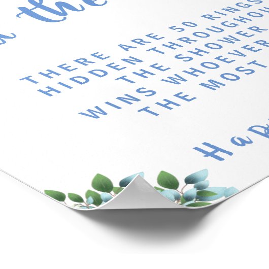 Eucalyptus Vind het Gezicht van het Spel van het V Poster (Hoek)