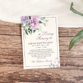 Eucalyptus Violet Sympathie Geheugen Dankjewel Kaa Bedankkaart