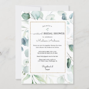 Eucalyptus Virtual Vrijgezellenfeest Kaart