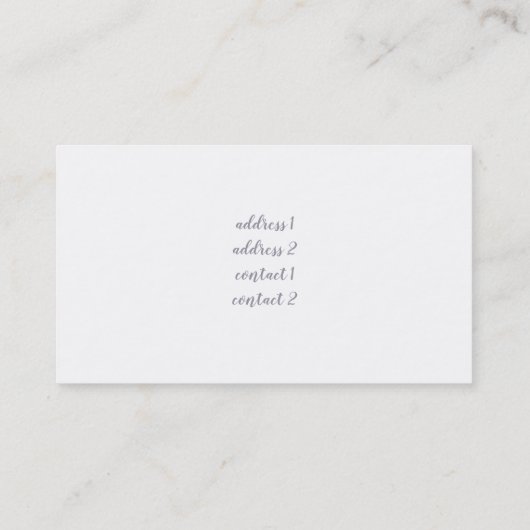 eucalyptus visitekaartje (Achterkant)