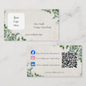 eucalyptus visitekaartje (Voorkant / Achterkant)