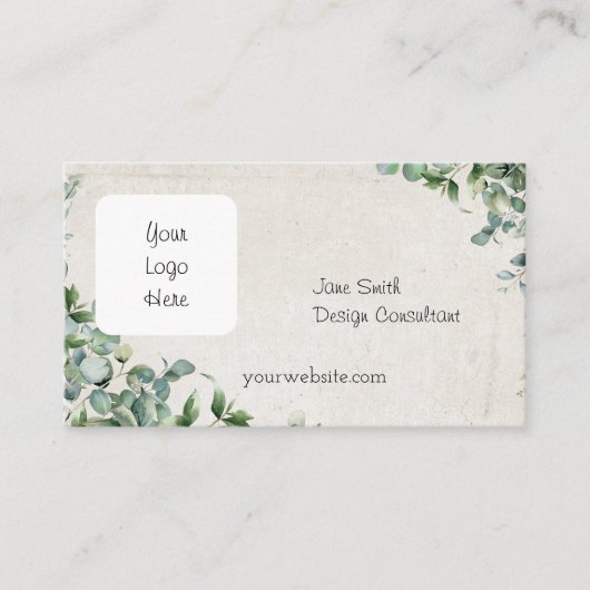 eucalyptus visitekaartje (Voorkant)