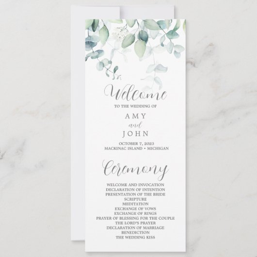 Eucalyptus voor Amy (Voorkant)