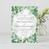 Eucalyptus vormt het officiële stempel van alle ou kaart (Staand voorkant)