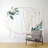 Eucalyptus Vrijgezellenfeest Backdrop, Photo Prop Wandkleed (In Situ (horizontaal))