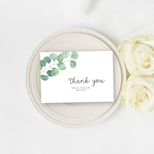 Eucalyptus - Vrijgezellenfeest bedankt je kaart