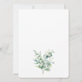 Eucalyptus Vrijgezellenfeest Bingo Kaart (Achterkant)