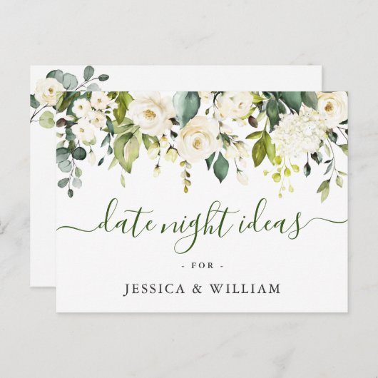 Eucalyptus Vrijgezellenfeest Datum nacht Ideale ka Briefkaart (Voorkant / Achterkant)