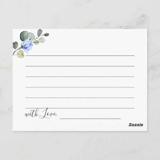 Eucalyptus Vrijgezellenfeest Datum nacht Ideale ka Briefkaart (Achterkant)