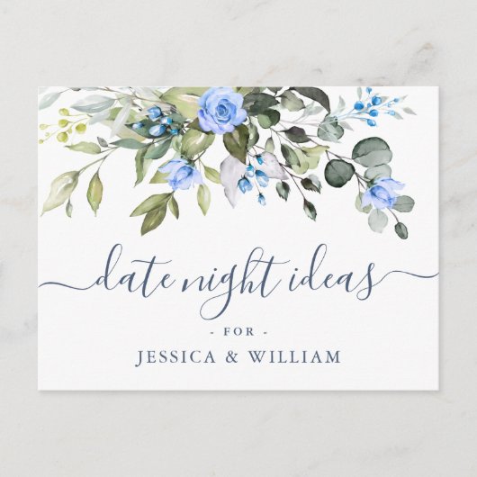 Eucalyptus Vrijgezellenfeest Datum nacht Ideale ka Briefkaart (Voorkant)