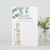 Eucalyptus - vrijgezellenfeest emoji pictionary ga (Staand voorkant)