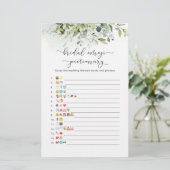 Eucalyptus vrijgezellenfeest emoji pictionary game (Staand voorkant)