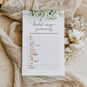 Eucalyptus vrijgezellenfeest emoji pictionary game