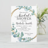 Eucalyptus Vrijgezellenfeest Eternity Gold Ring Ui Kaart (Staand voorkant)