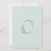 Eucalyptus Vrijgezellenfeest Eternity Gold Ring Ui Kaart (Achterkant)