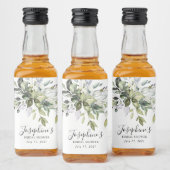 Eucalyptus Vrijgezellenfeest Favor Liquor Flesetik Likeurfles Etiket (Flessen)