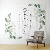 Eucalyptus Vrijgezellenfeest Foto Booth Backdrop Wandkleed (In Situ (horizontaal))