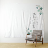 Eucalyptus Vrijgezellenfeest Foto Booth Backdrop Wandkleed (In Situ (horizontaal))