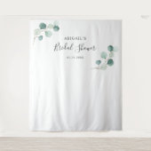 Eucalyptus Vrijgezellenfeest Foto Booth Backdrop Wandkleed (Voorkant)