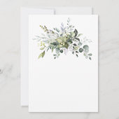 Eucalyptus Vrijgezellenfeest FOTO-uitnodiging Kaart (Achterkant)