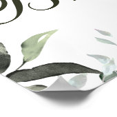 Eucalyptus Vrijgezellenfeest Fotoprop Poster (Hoek)