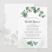 Eucalyptus Vrijgezellenfeest Greenery Succulent Kaart (Voorkant / Achterkant)