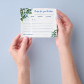 Eucalyptus Vrijgezellenfeest met ontvangstkaart Flyer (Hand)