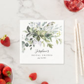 Eucalyptus Vrijgezellenfeest Paper Napkin Servet (Insitu)
