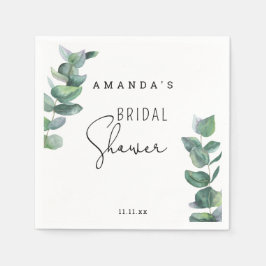 Eucalyptus - vrijgezellenfeest servet