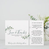 Eucalyptus Vrijgezellenfeest Snoep Bar wrapper (Staand voorkant)