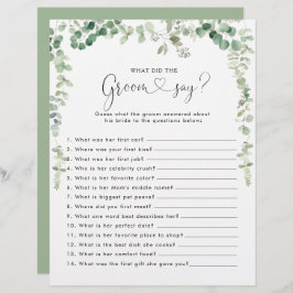 Eucalyptus Vrijgezellenfeest Wat heeft de Groom ge