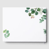 Eucalyptus w/Elegant handschrift Gastenboek (Achterkant)