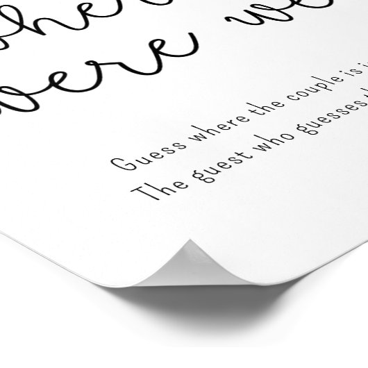 Eucalyptus - waar waren we poster (Hoek)