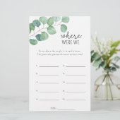 Eucalyptus - Waar waren we vrijgezellenfeest? (Staand voorkant)