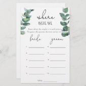 Eucalyptus - Waar waren we vrijgezellenfeest? (Voorkant / Achterkant)